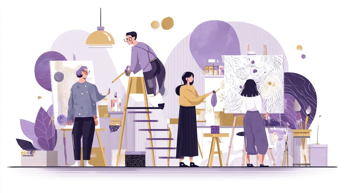 Illustration of AI implementation workflow diagram for e-commerce customer support automation