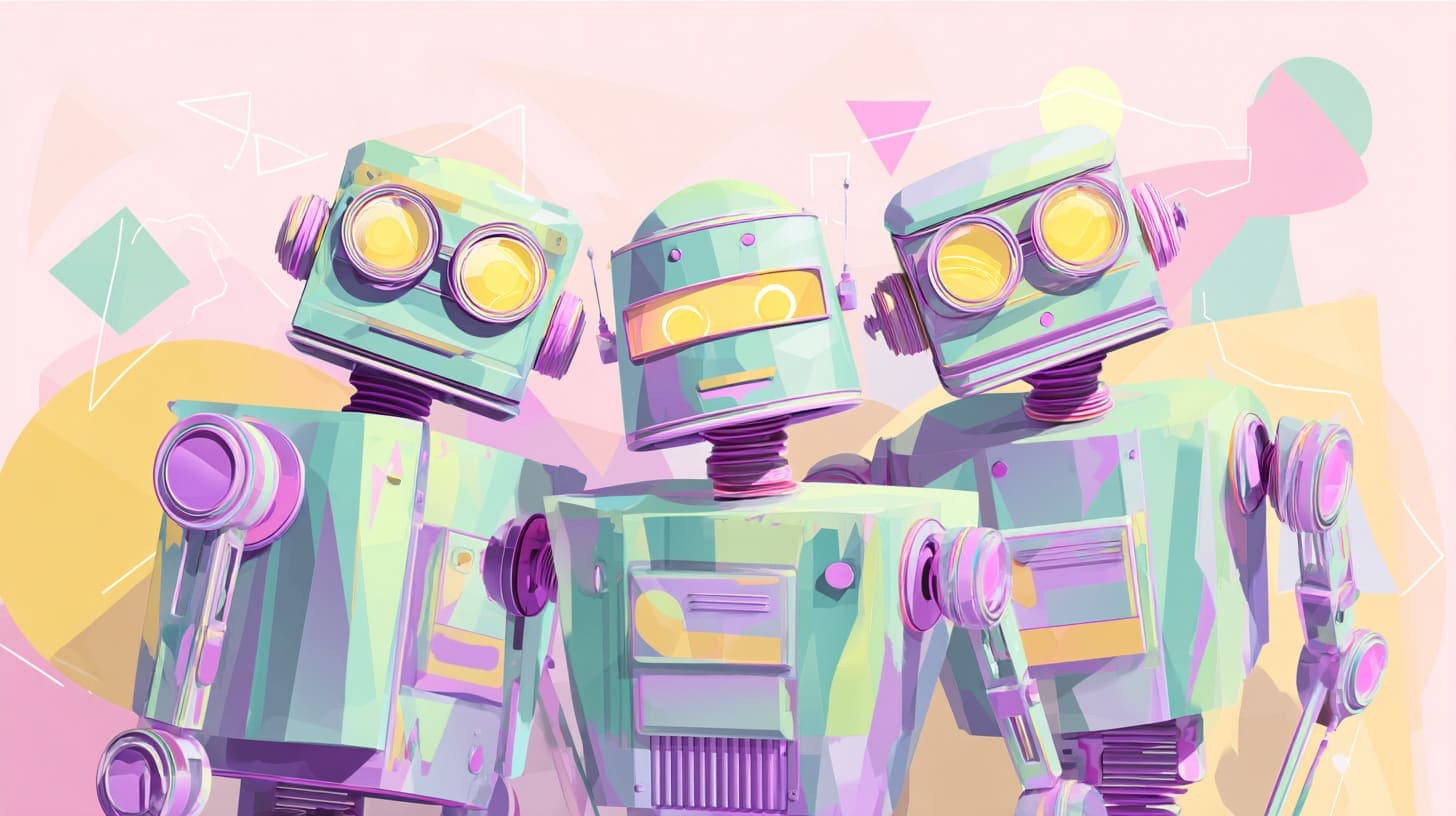 Abstract illustration representing How a Small E‑Commerce Shop Uses an AI Agent to Automate Customer Support