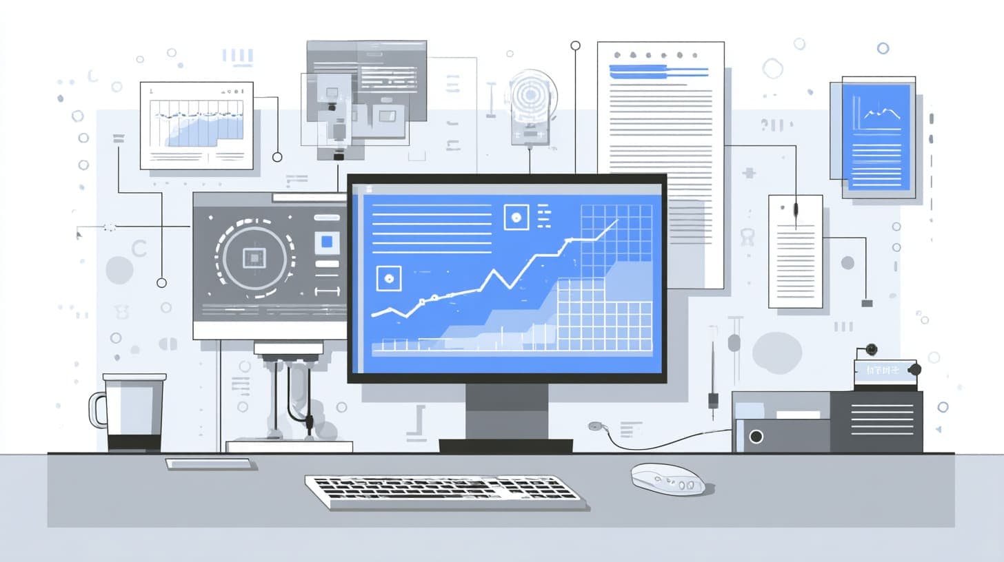 Abstract illustration representing 5 Agentic AI Trends Shaping Business in H2 2025