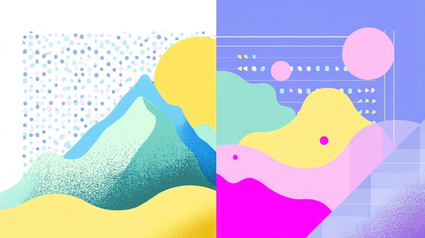 Abstract illustration representing What Are Diffusion Models?