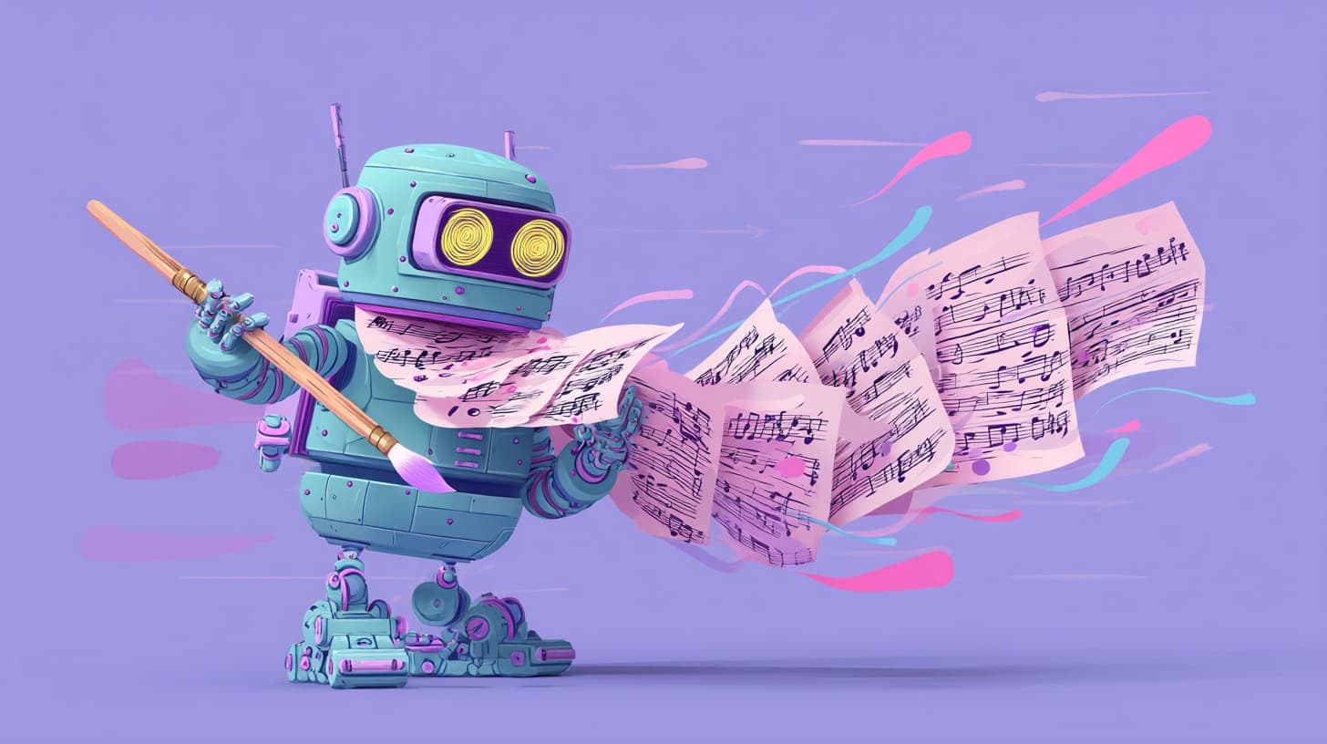 Abstract illustration representing Generative AI