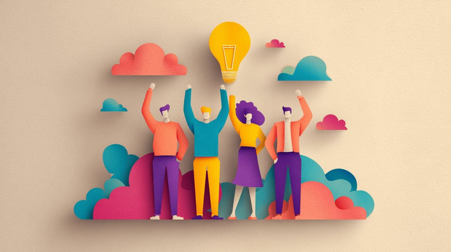 Abstract illustration representing a Transformer Architecture