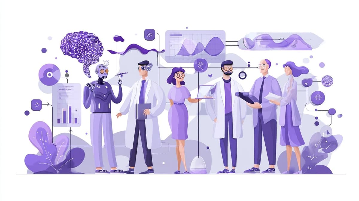 Illustration of digital employee at work for What Is Agentic AI?