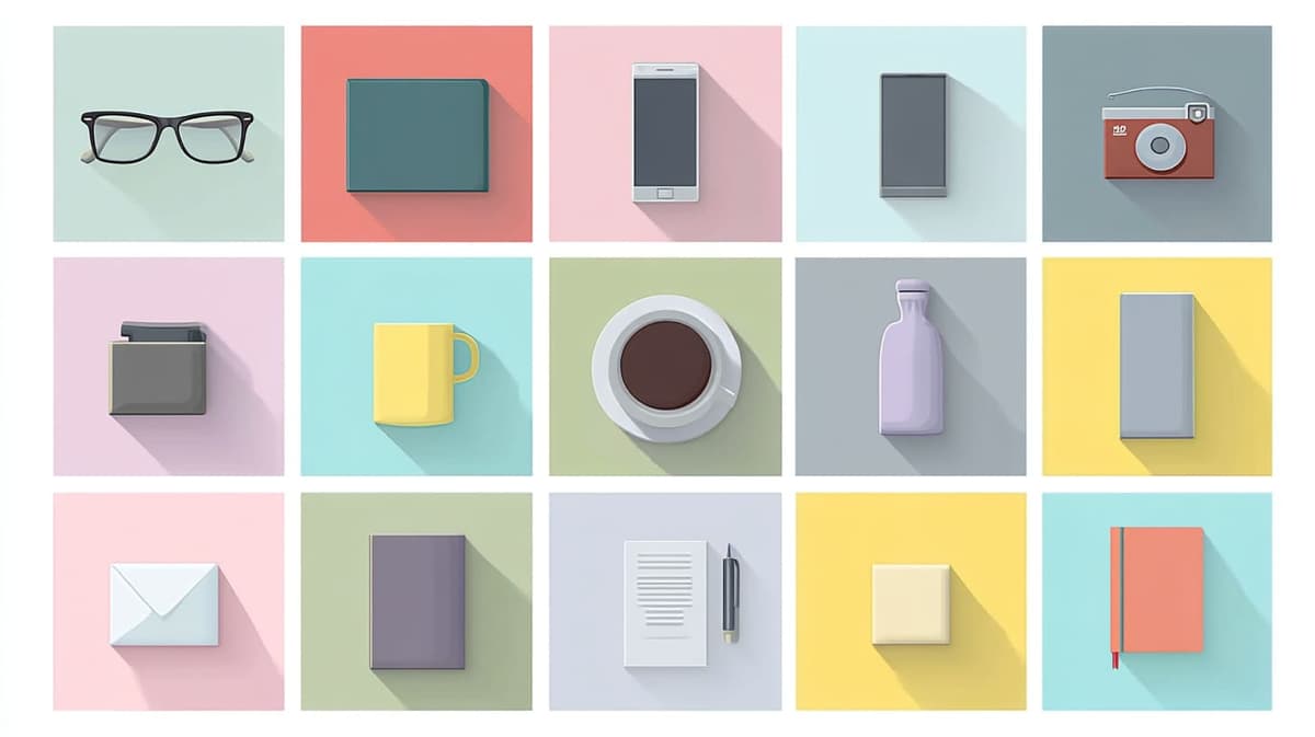 Illustration showing AI applications across different industries